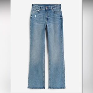 Curvy fit bootcut jeans